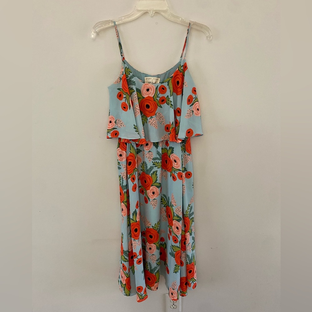 Anthropologie Paper Crown Rifle Paper Dress
